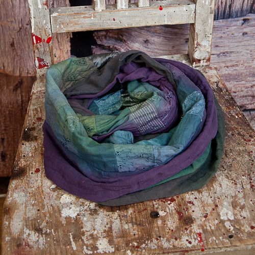 Tunel na krk - patchwork — foto 3