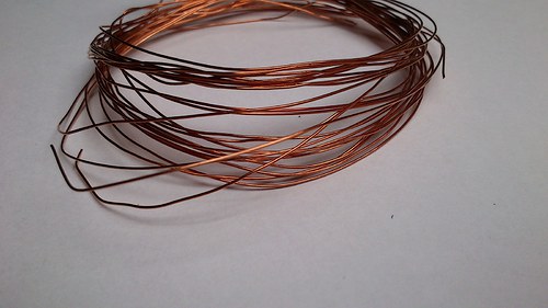 Měděný drát 0,3 mm, délka 6m — foto 2