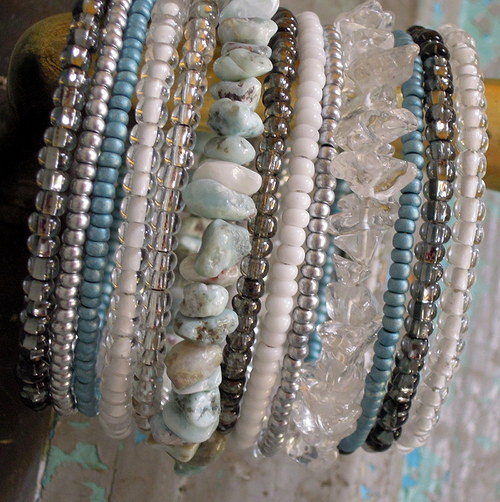 Larimar a křišťál — foto 2