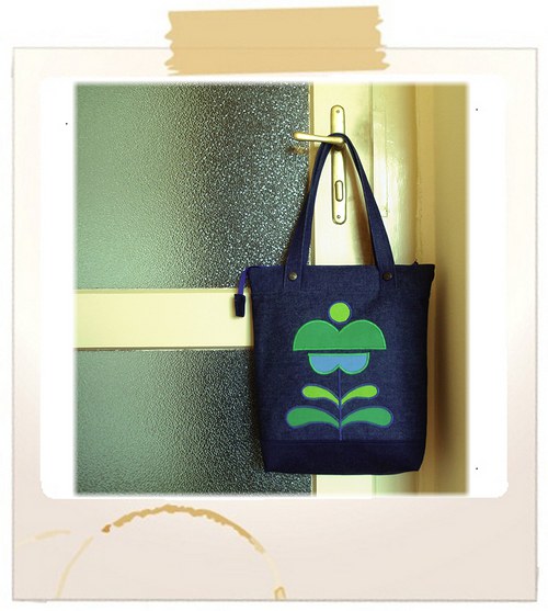 Kabelka s aplikací Retro Flower - SLEVA 25 % — foto 6