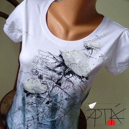 Triko, "čínské KVěTy", M/L — foto 2