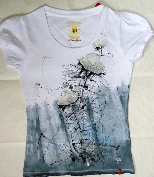 Triko, "čínské KVěTy", M/L — foto 3