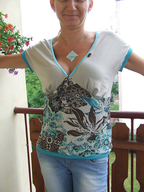 Béžová s tyrkysem - SLEVA — foto 5