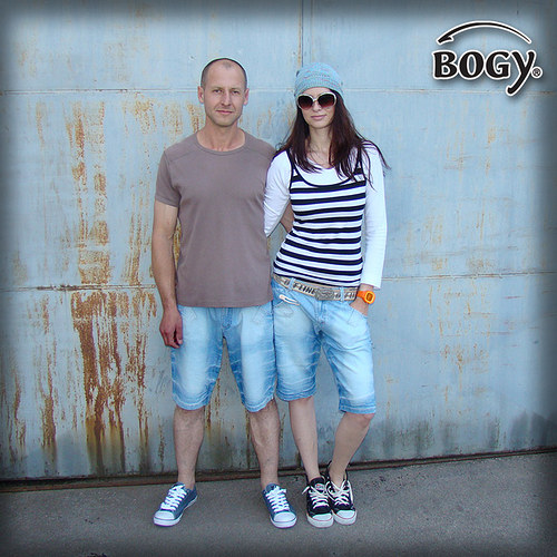Pro ni a pro něho - sada 2ks riflových bermud — foto 2