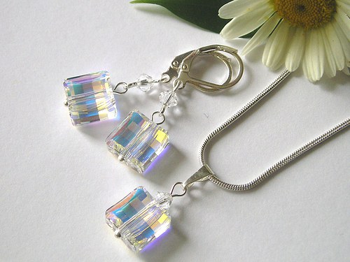 Swarovski sada Stairway Bead Crystal AB — foto 2