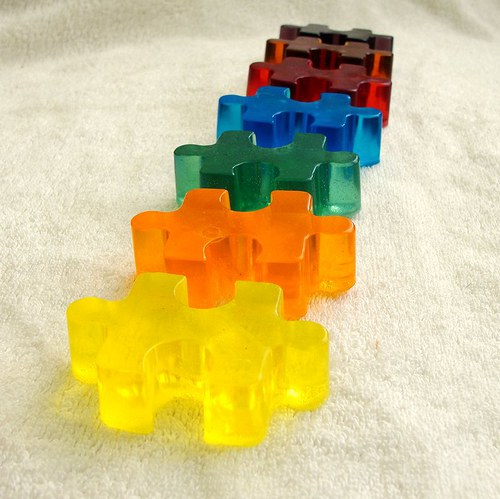 Sada puzzle mýdel — foto 2