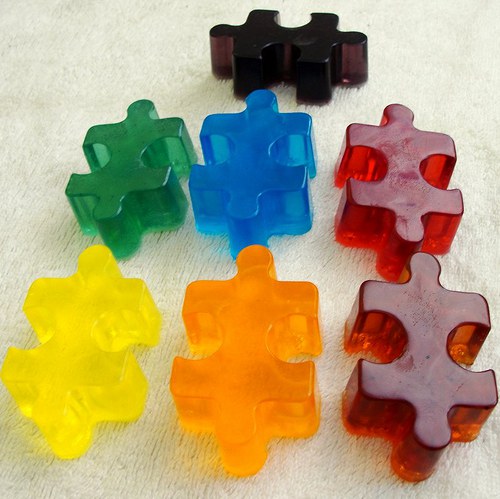 Sada puzzle mýdel — foto 3