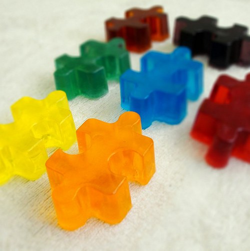 Sada puzzle mýdel — foto 4