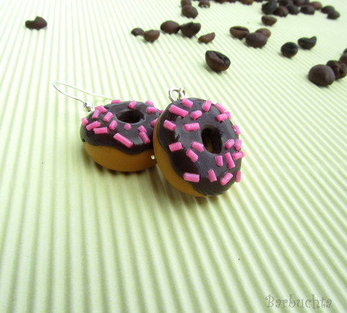 Sladké náušnice -donuty — foto 3