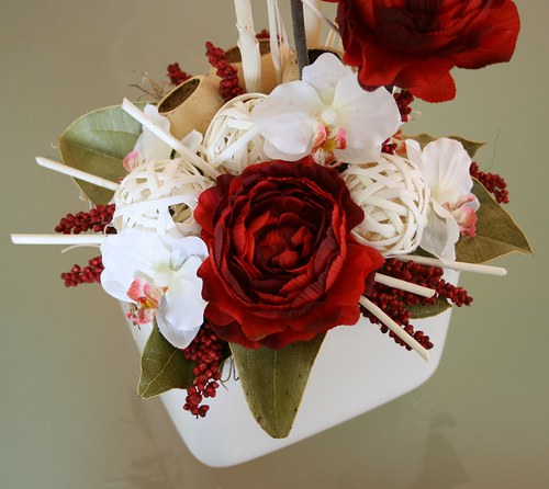 Celoroční dekorace - Ranunculus s orchidejemi II. — foto 5