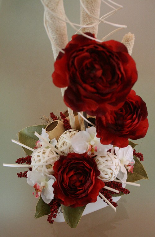 Celoroční dekorace - Ranunculus s orchidejemi II. — foto 6