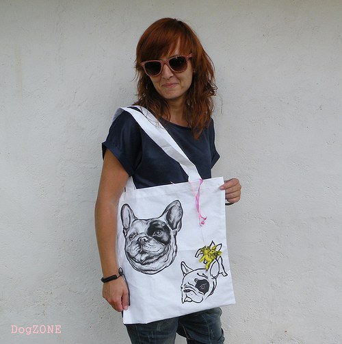 Frenchie... taška SLEVA — foto 5