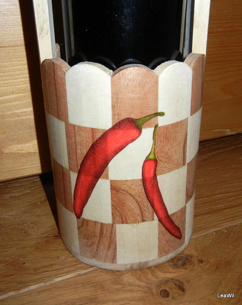 Nosič na víno - chilli — foto 3