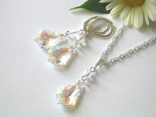 Swarovski sada Baroko Crystal Blue AB — foto 2