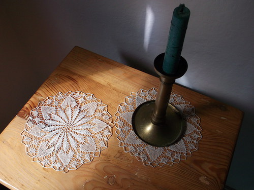 Pletená kulatá dečka — foto 3