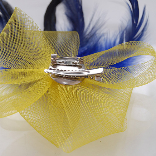 Žlutá růže ... fascinator — foto 3