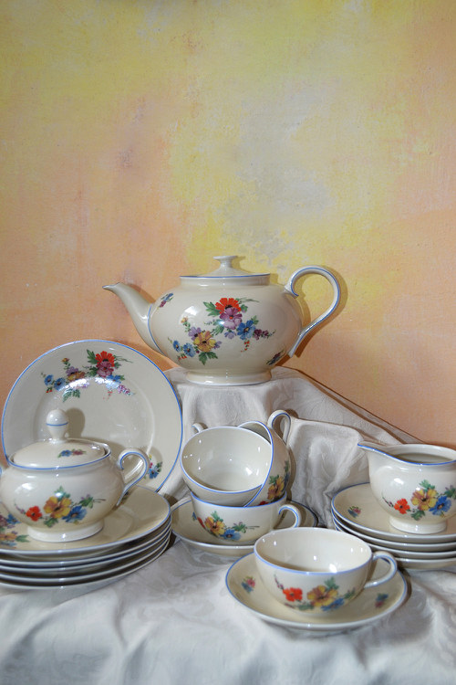 Porcelánový čajový servis Plankenhammer — foto 5