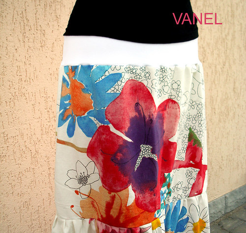 Letní akvarel - sukně — foto 3