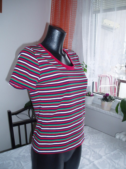Pruhované tričko vel. M — foto 2