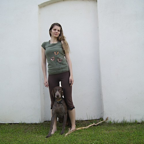 Khaki triko malované! — foto 5