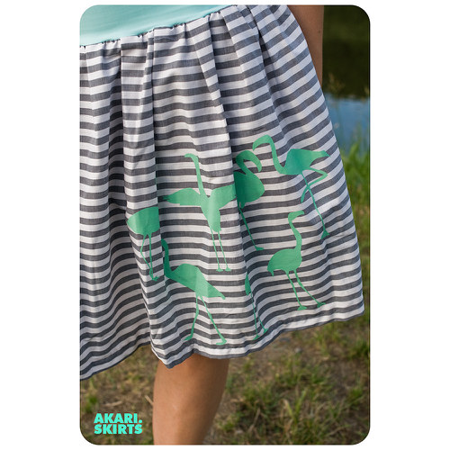 Flamingo stripes mint — foto 2