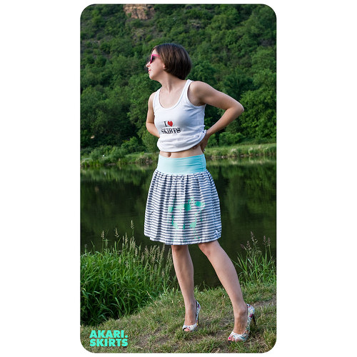Flamingo stripes mint — foto 3