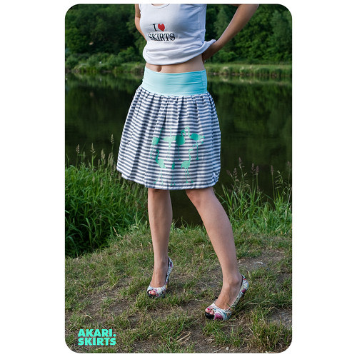 Flamingo stripes mint — foto 4