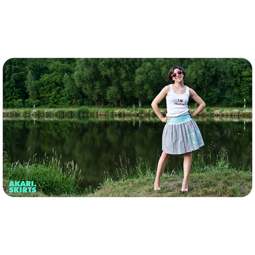 Flamingo stripes mint — foto 5