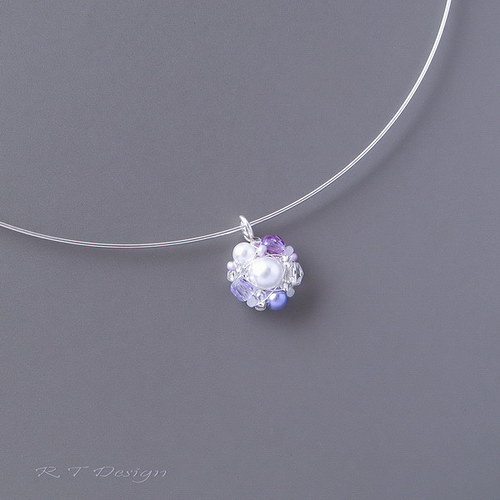 Náušničky Lilac sugar... — foto 4