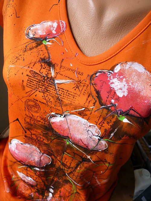 Triko "kvĚty", L/XL, dočasná rezervace — foto 2