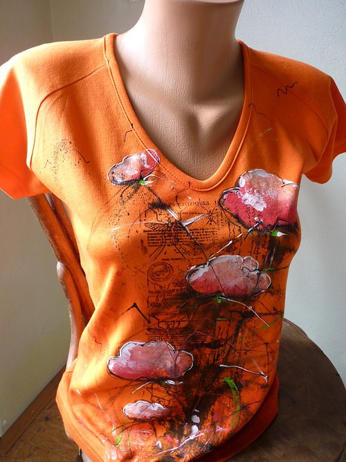 Triko "kvĚty", L/XL, dočasná rezervace — foto 3