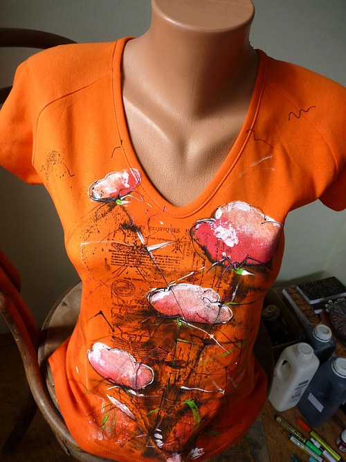 Triko "kvĚty", L/XL, dočasná rezervace — foto 4