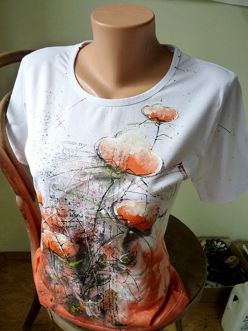Triko "kvĚty", L/XL — foto 3