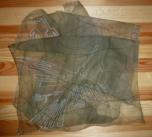 Šifonová šála "inspired by...Nazca" — foto 6
