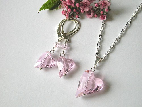 Swarovski sada divoké srdce Light Rose.. — foto 2
