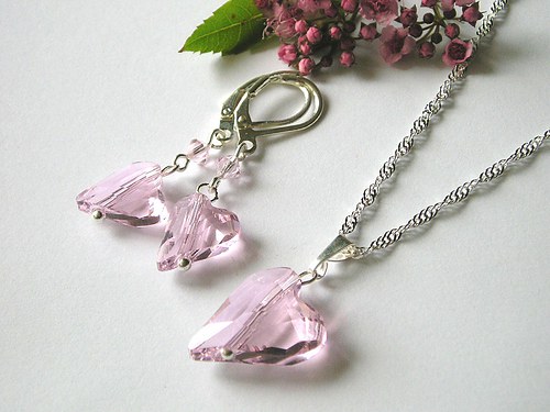 Swarovski sada divoké srdce Light Rose.. — foto 3