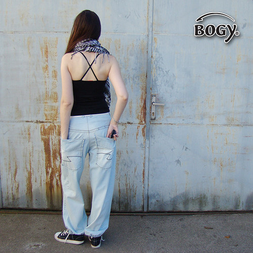 Hip hop džíny unisex - 210/38 - sleva — foto 4