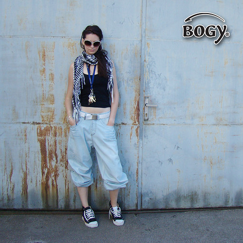 Hip hop džíny unisex - 210/38 - sleva — foto 5