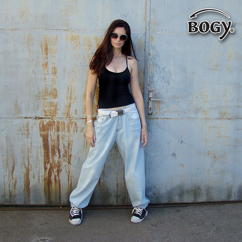 Hip hop džíny unisex - 210/38 - sleva — foto 6