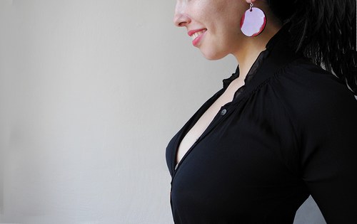Vampír (náušnice z kůže) — foto 3