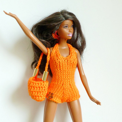 Oranžová kabelka pro Barbie — foto 3
