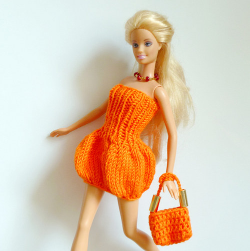 Oranžová kabelka pro Barbie — foto 5