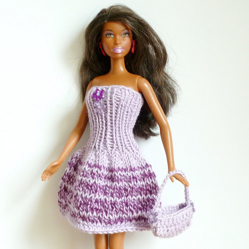 Fialová kabelka pro Barbie — foto 2
