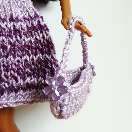 Fialová kabelka pro Barbie — foto 3