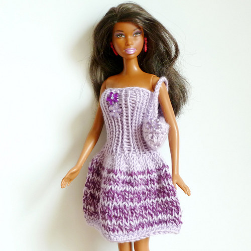 Fialová kabelka pro Barbie — foto 4