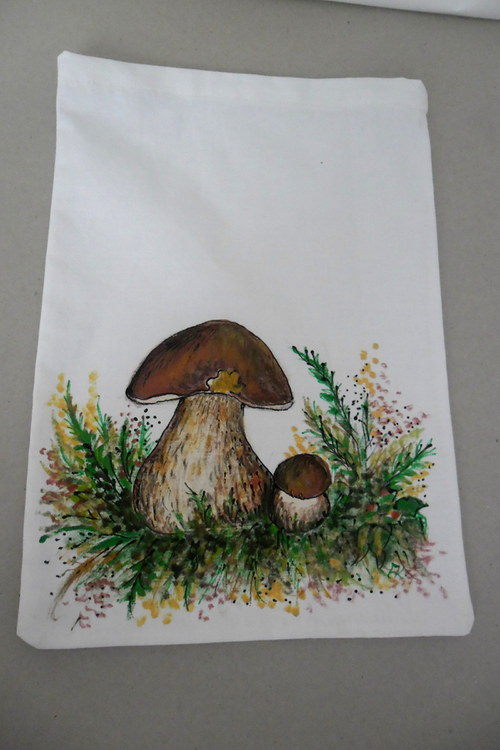 Sáček na sušené houby - velký — foto 2