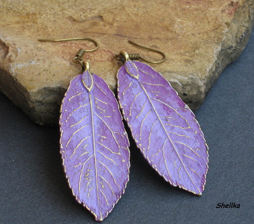 Náušnice ,,LEAFS ,, 2 — foto 2