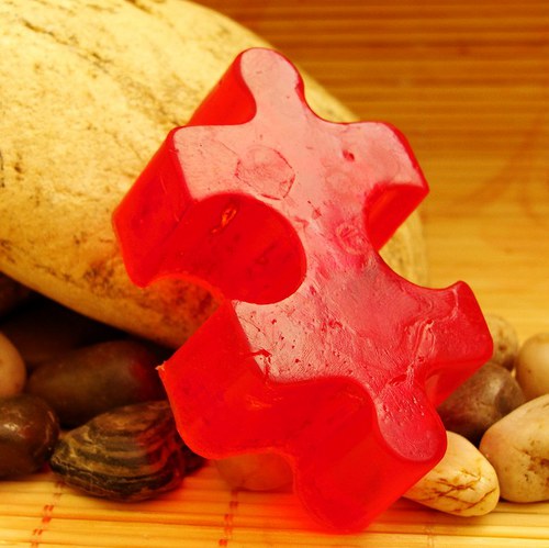 Puzzle mýdlo - růže — foto 3