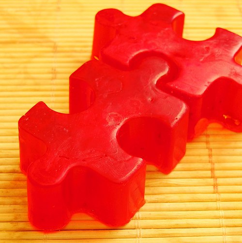 Puzzle mýdlo - růže — foto 4