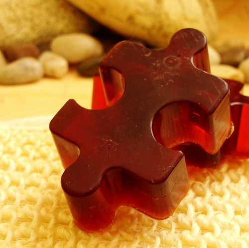 Puzzle mýdlo - káva — foto 2